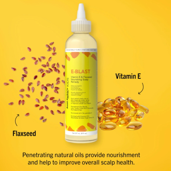 Aunt Jackie's Curls & Coils Girls E-Blast Vitamin E & Flaxseed Scalp Remedy 237ml