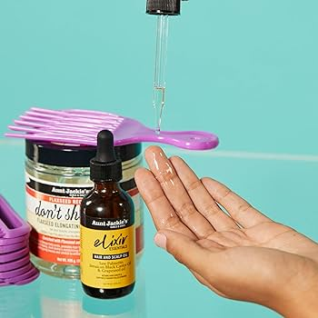 Aunt Jackie's Elixir Essentials Saw Palmetto & Jamaican Black Castor Hair & Scalp Oil 59ml