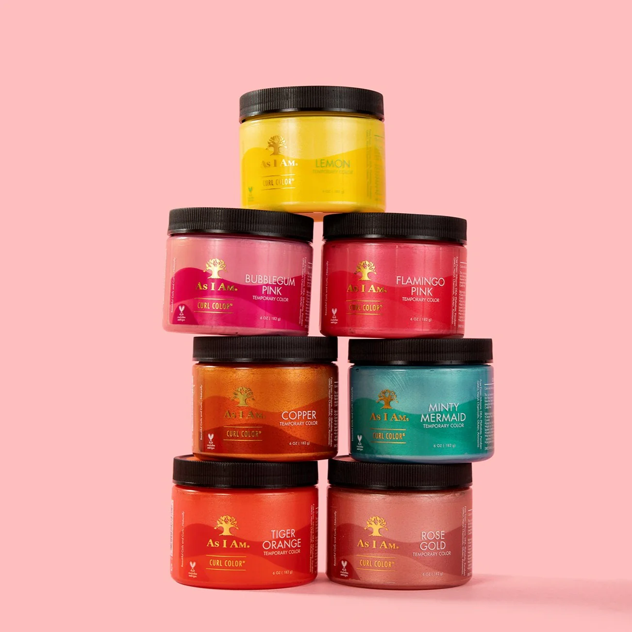 As I Am Curl Color Temporary Gel - Flamingo Pink 170g