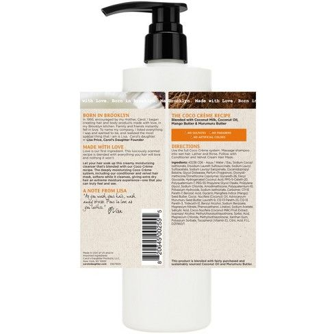 Carol's Daughter Coco Creme Curl Quenching Conditioner 355ml Carol's Daughter Coco Creme Curl Quenching Conditioner 355ml