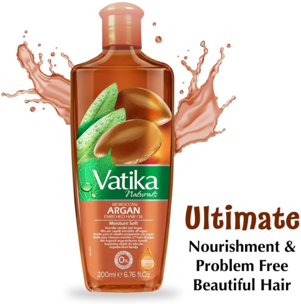 Dabur Vatika Naturals Argan Enriched Hair Oil 200 ml