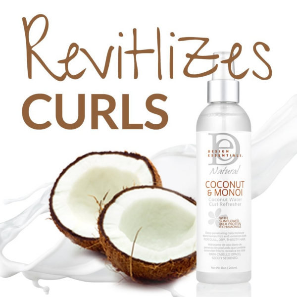 Design Essentials Coconut & Monoi Curl Refresher 266ml