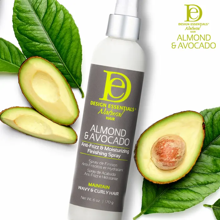 Design Essentials Almond & Avocado Anti Frizz Moisturizing Finishing Spray 6oz