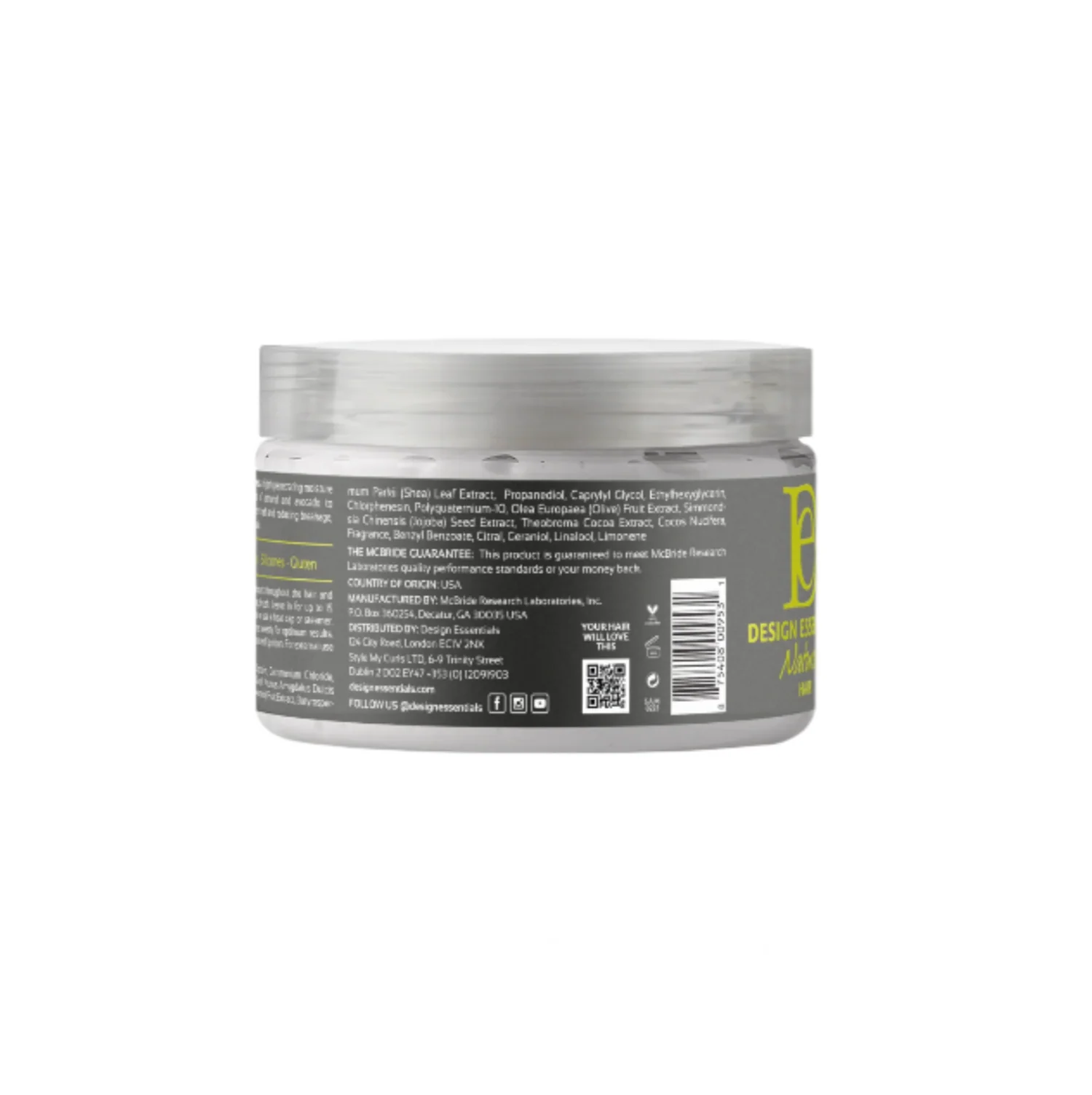 Design Essentials Almond & Avocado Deep Moisturizing Masque 12oz