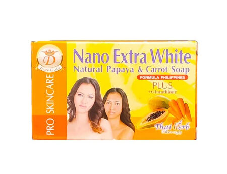 Asantee Nano Extra White Papaya & Carrot Soap 160g