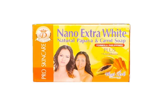Asantee Nano Extra White Papaya & Carrot Soap 160g