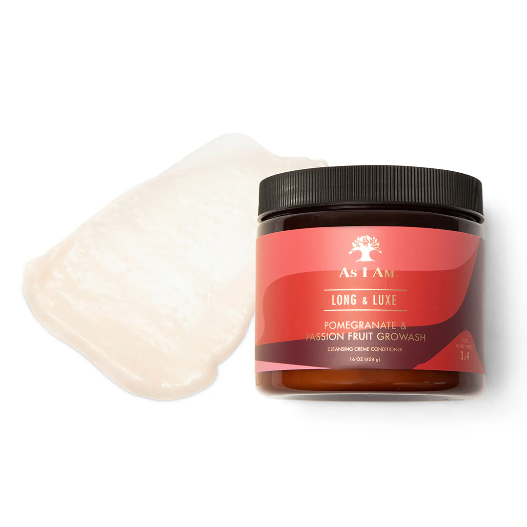 As I Am Long & Luxe GroWash Cleansing Crème Conditioner 454gr
