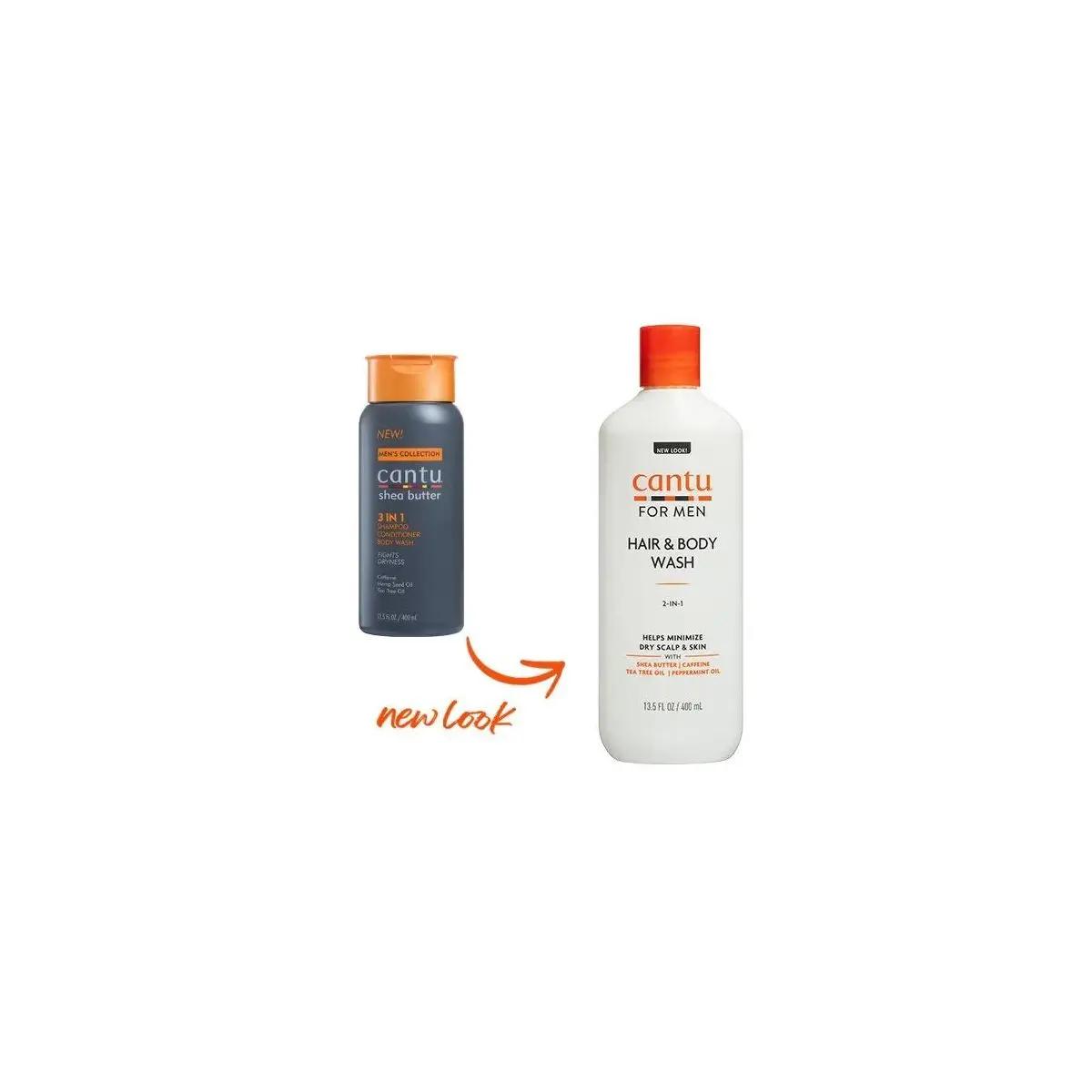 Cantu Men's Collection 2-in-1 Hair & Body Wash 400ml