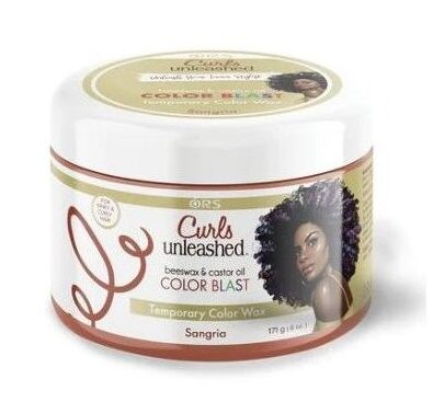 Curls Unleashed Color Blast Temporary Hair Makeup Wax Sangria 171gr