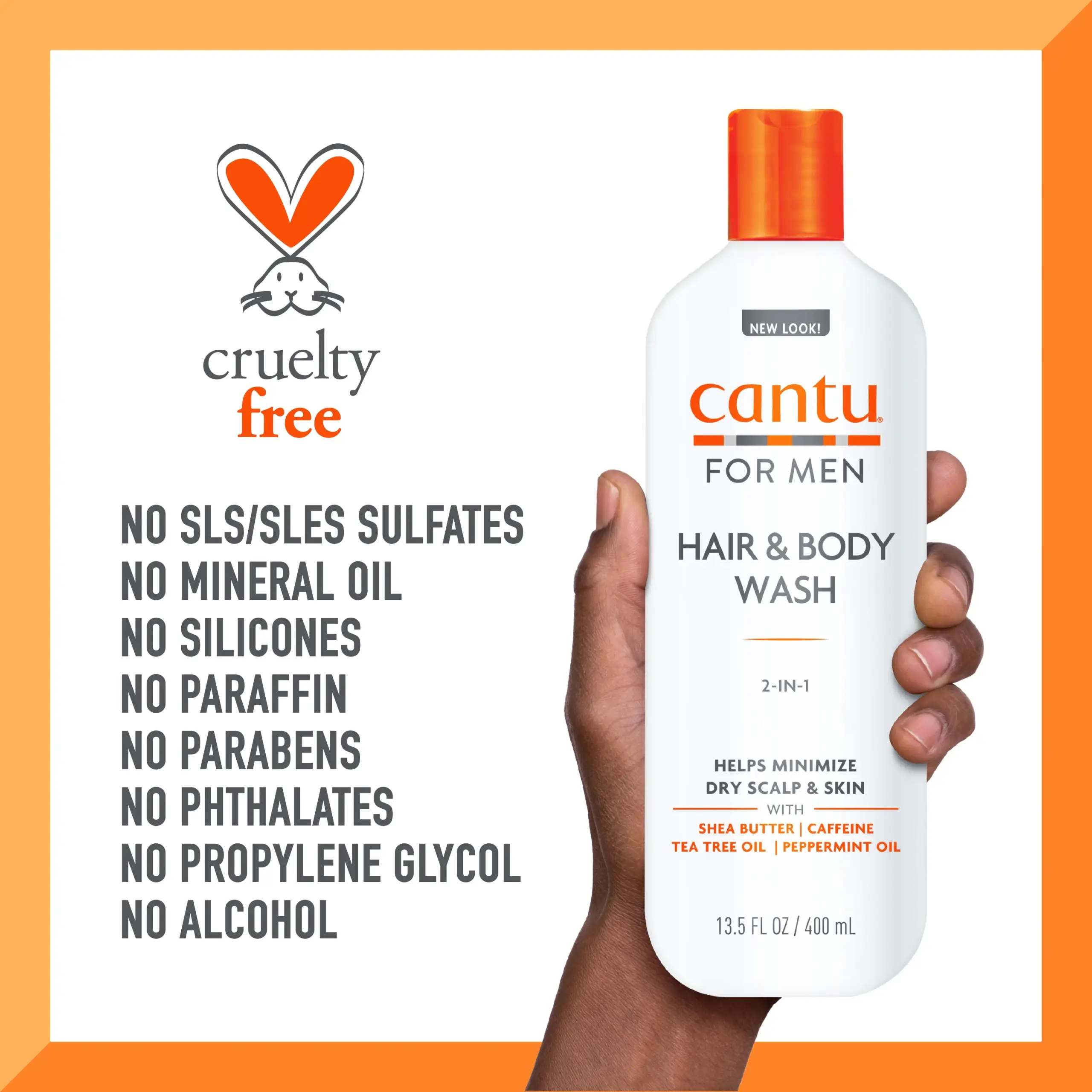 Cantu Men's Collection 2-in-1 Hair & Body Wash 400ml