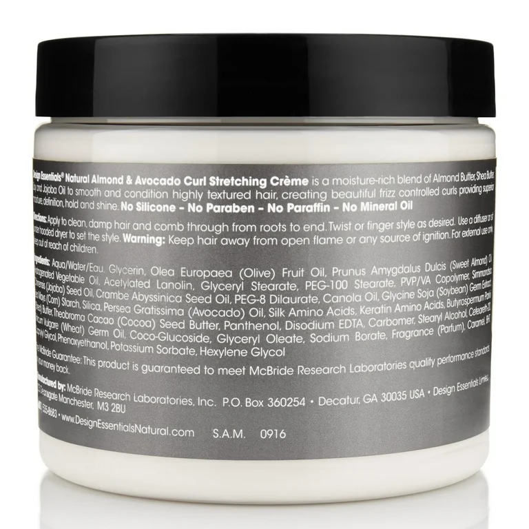 Design Essentials Almond & Avocado Stretching Creme 16oz