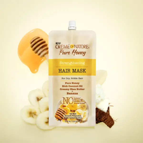 Creme of Nature Pure Honey Strengthening Banana Hair Mask 112.3ml Creme of Nature Pure Honey Strengthening Banana Hair Mask 112.3ml