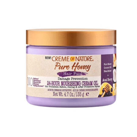 Creme of Nature Pure Honey Hair Food 24-Hour Nourishing Cream Oil 135g Creme of Nature Pure Honey Hair Food 24-Hour Nourishing Cream Oil 135g