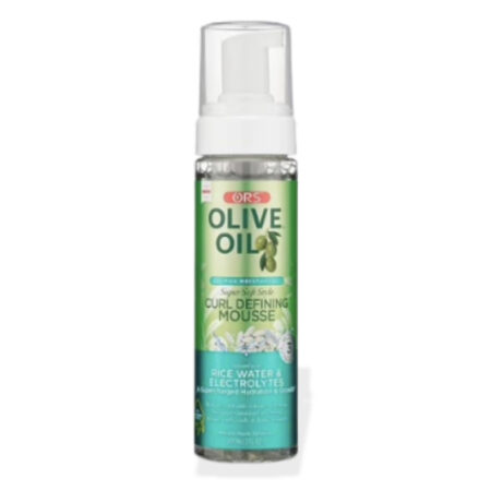 ORS Olive Oil Max Moisture Rice Water & Electrolytes Curl Defining Mousse 207ml ORS Olive Oil Max Moisture Rice Water & Electrolytes Curl Defining Mousse 207ml