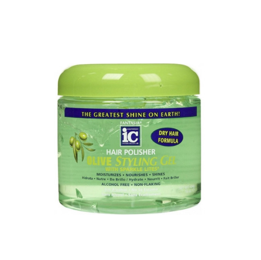Fantasia IC Hair Polisher Olive Styling Gel 473ml Fantasia IC Hair Polisher Olive Styling Gel 473ml