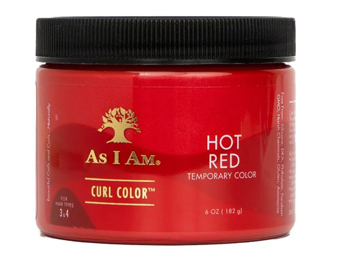 As I Am Curl Color Temporary Gel - Hot Red 170g As I Am Curl Color Temporary Gel - Hot Red 170g
