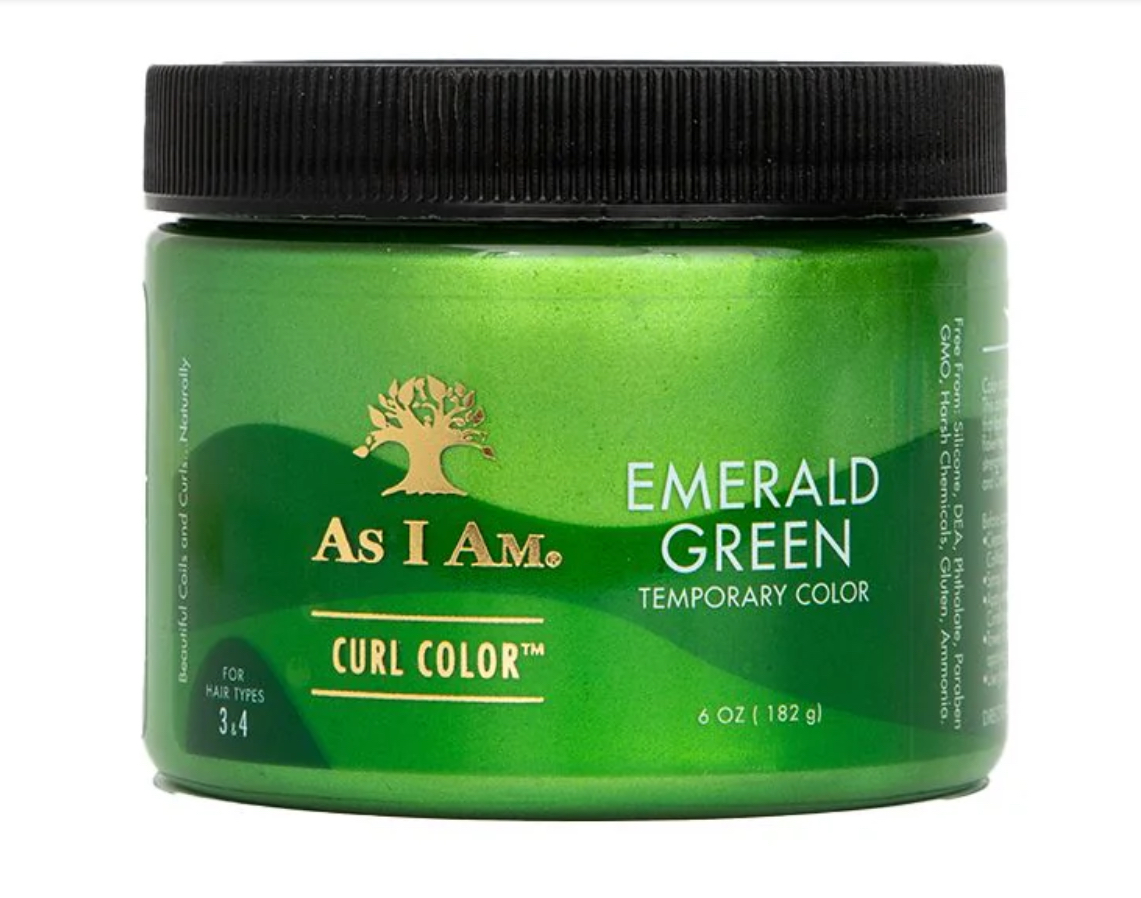 As I Am Curl Color Temporary Gel - Emerald Green 170g As I Am Curl Color Temporary Gel - Emerald Green 170g