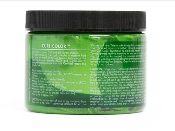 As I Am Curl Color Temporary Gel - Emerald Green 170g As I Am Curl Color Temporary Gel - Emerald Green 170g
