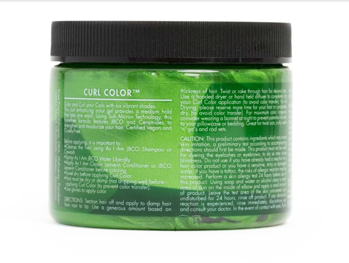 As I Am Curl Color Temporary Gel - Emerald Green 170g