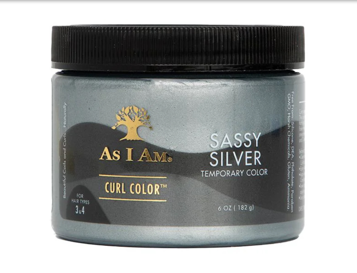 As I Am Curl Color Temporary Gel - Sassy Silver 170g As I Am Curl Color Temporary Gel - Sassy Silver 170g