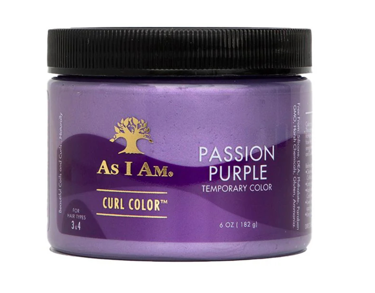 As I Am Curl Color Temporary Gel - Passion Purple 170g As I Am Curl Color Temporary Gel - Passion Purple 170g