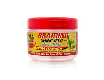 VIA Natural Braiding Shine Jelo Extra Strength 227gr VIA Natural Braiding Shine Jelo Extra Strength 227gr