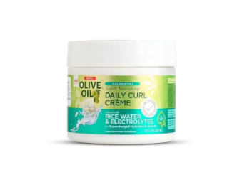 ORS Olive Oil Max Moisture Rice Water & Electrolytes Daily Curl Creme 227gr ORS Olive Oil Max Moisture Rice Water & Electrolytes Daily Curl Creme 227gr