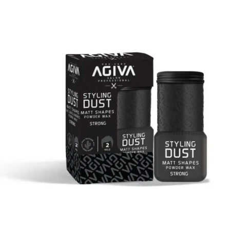 Agiva Styling Hair Powder Wax Strong 20 Gr - Black nr. 2 Agiva Styling Hair Powder Wax Strong 20 Gr - Black nr. 2