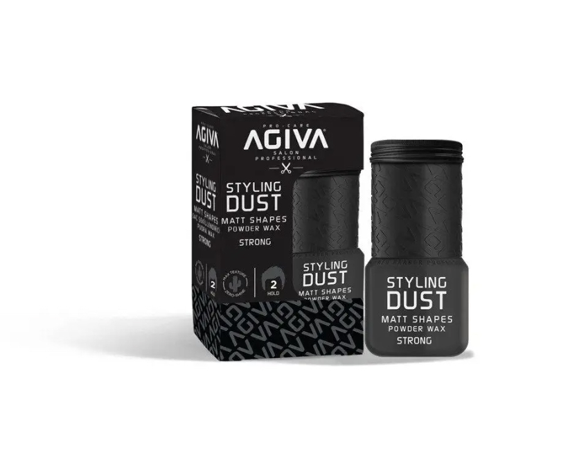 Agiva Styling Hair Powder Wax Strong 20 Gr - Black nr. 2