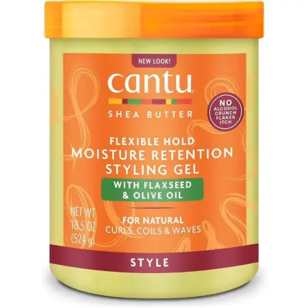 Cantu Styling Gel Moisture Retention With Flaxseed & Olive Oil 524 gr