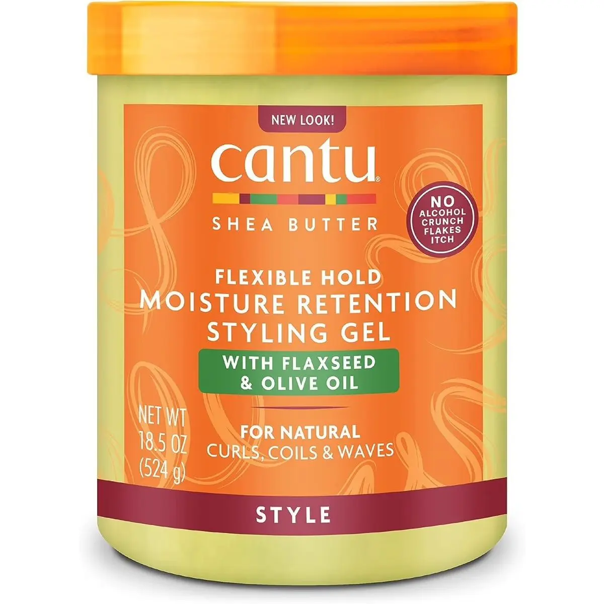 Cantu Styling Gel Moisture Retention With Flaxseed & Olive Oil 524 gr Cantu Styling Gel Moisture Retention With Flaxseed & Olive Oil 524 gr