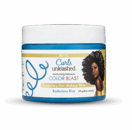 Curls Unleashed Color Blast Temporary Hair Makeup Wax Bodacious Blue 171gr