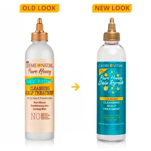 Creme Of Nature Pure Honey Scalp Refresh Cleansing Scalp Treatment 236.5ml