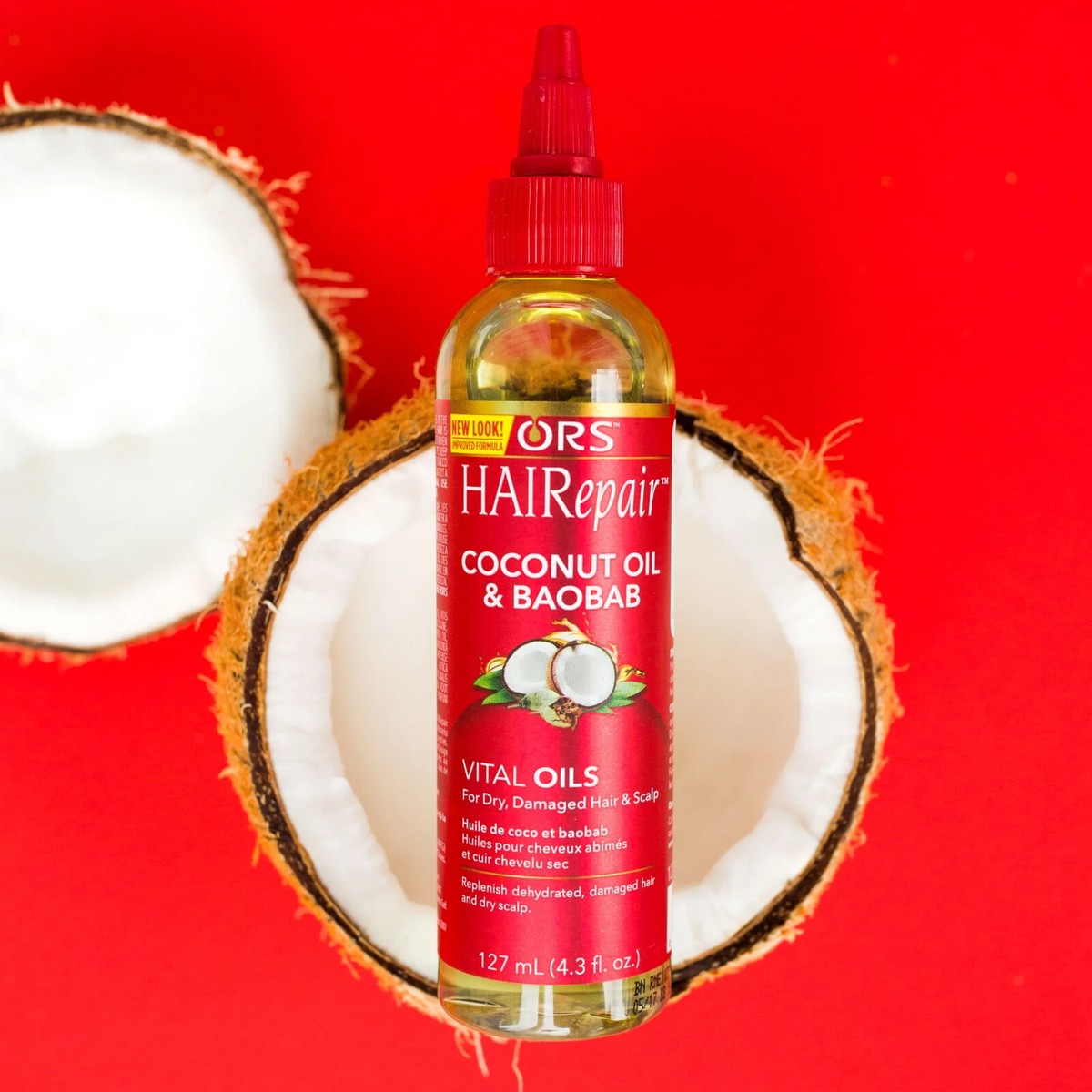 ORS HAIRepair Coconut Oil & Baobab Vital Oils For Hair & Scalp 127ml