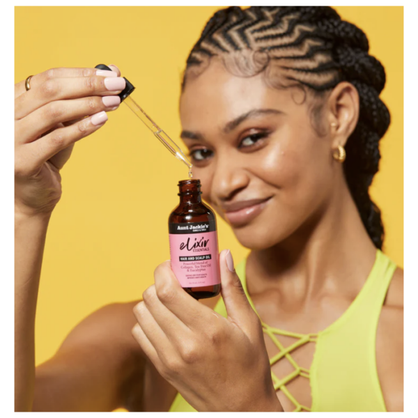Aunt Jackie's Elixir Essentials Collagen & Tea Tree Hair & Scalp Oil 59ml Aunt Jackie's Elixir Essentials Collagen & Tea Tree Hair & Scalp Oil 59ml