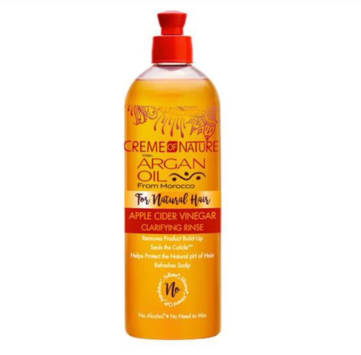 Creme of Nature Argan Oil Apple Cider Vinegar Clarifying Rinse 460ml Creme of Nature Argan Oil Apple Cider Vinegar Clarifying Rinse 460ml