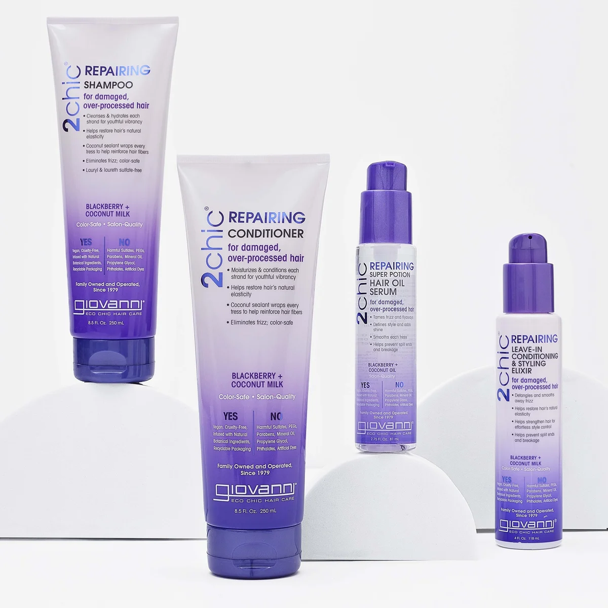 Giovanni 2Chic Blackberry & Coconut Milk Intensive Hair Mask 5.1oz / 150ml