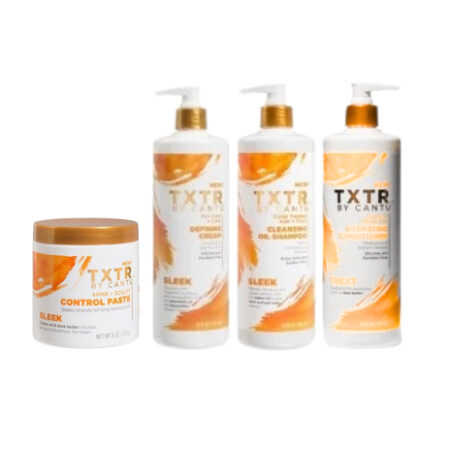 Cantu TXTR Shampoo, conditioner, Define Cream & Control Paste