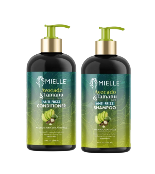 Mielle Avocado & Tamanu ? Anti-Frizz Collection - Shampoo, Conditioner