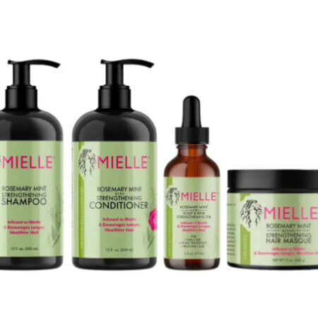 Mielle Rosemary Mint Shampoo, Conditioner, Oil & Masker Set