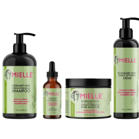 Mielle Rosemary Mint Shampoo, Mint oil, Masker en Styling Cream Set