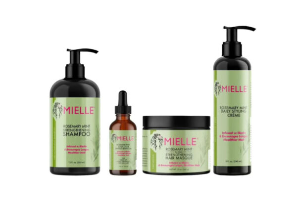 Mielle Rosemary Mint Shampoo, Mint oil, Masker en Styling Cream Set