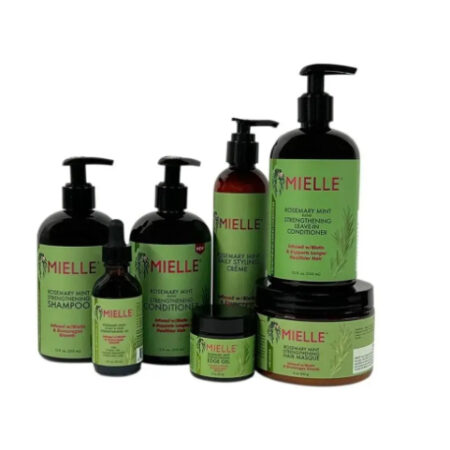 Mielle Rosemary Mint Strengthening Hair Care Bundle Set 7