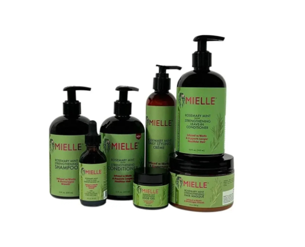 Mielle Rosemary Mint Strengthening Hair Care Bundle Set 7