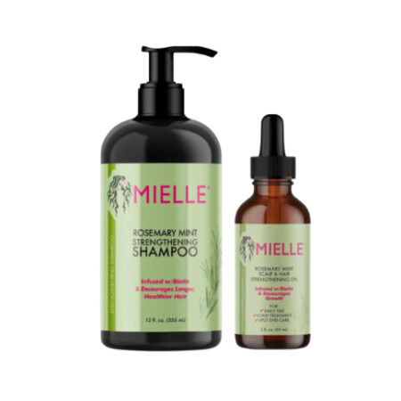 Mielle Rosemary Mint Strengthening Shampoo Scalp & Hair Strengthening Oil