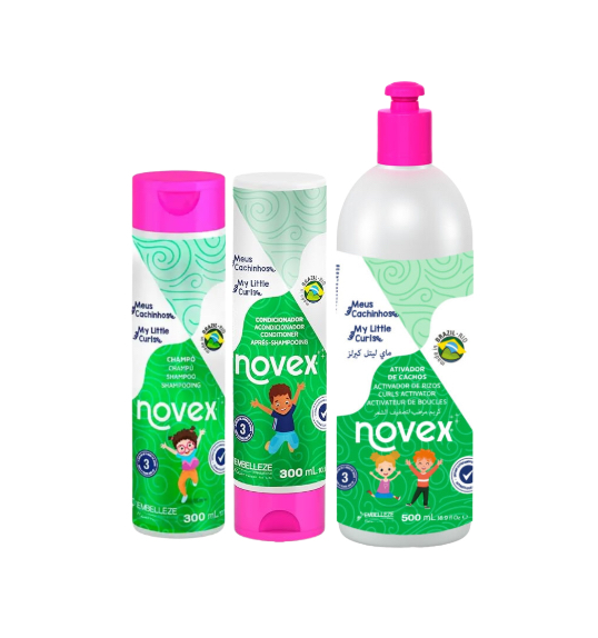 Novex My Little Curls Shampoo, Conditioner & Curl Activator Set