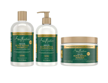 Shea Moisture Amla Bond Shampoo, Conditioner & Masque