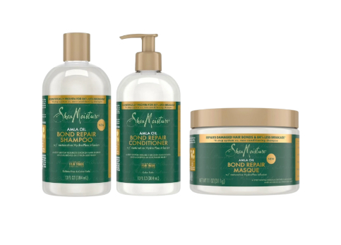 Shea Moisture Amla Bond Shampoo, Conditioner & Masque