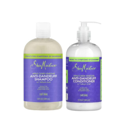Shea Moisture Apple Cider Vinegar Anti Dandruff Conditioner & Shampoo 13oz