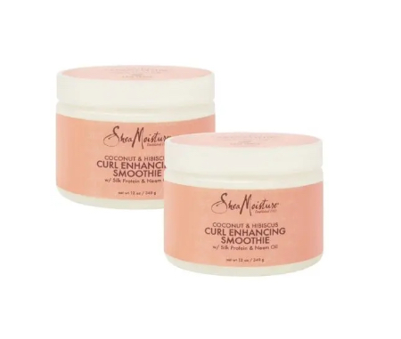 Shea Moisture Coconut & Hibiscus Curl Enhancing Smoothie 12oz - 2 stuks